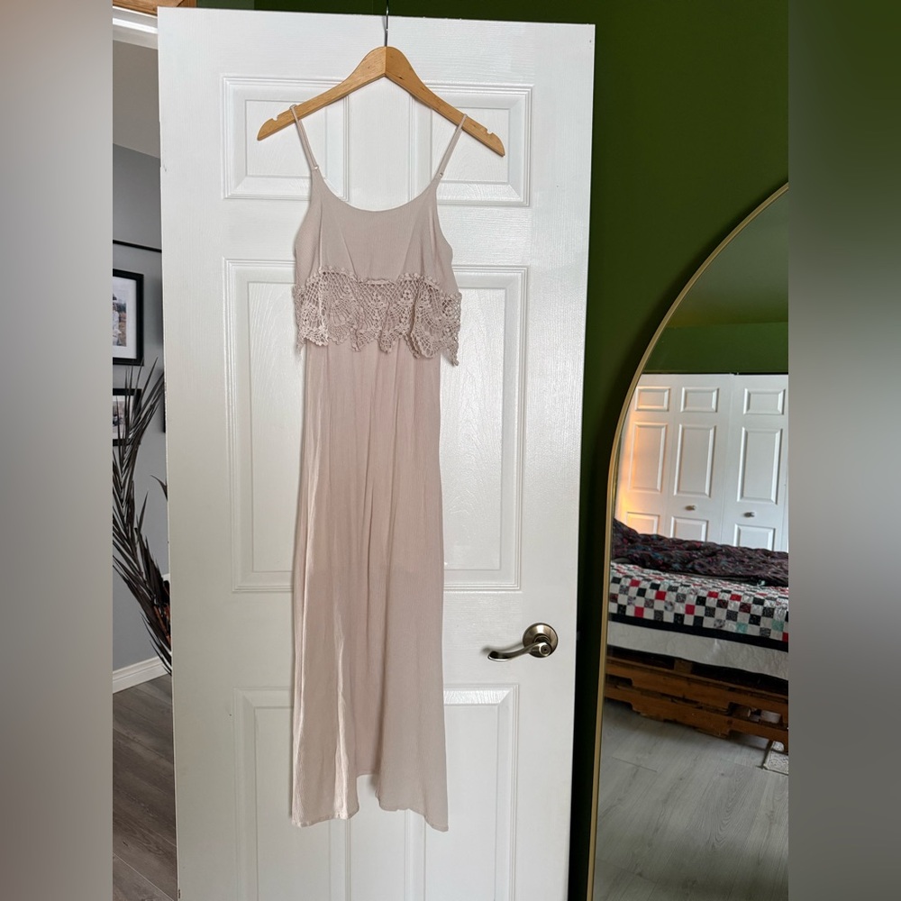 Paper Crane Maxi Dress, Size Small
